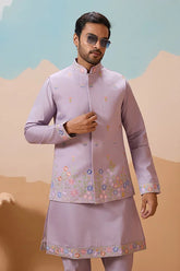 Lavender Kurta Koti Set